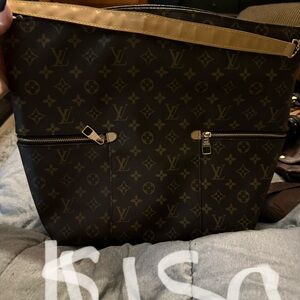 Louis Vuitton Brown Monogram Zippered Bag